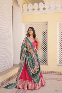 Antique Fashion 1 LEHENGA CHOLI WITH DUPATTA COLLECTIONS-2024 - colour 2