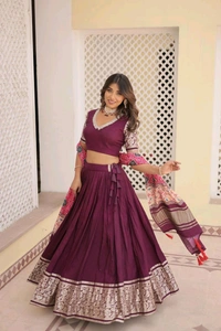 Antique Fashion 1 LEHENGA CHOLI WITH DUPATTA COLLECTIONS-2024 - colour 3