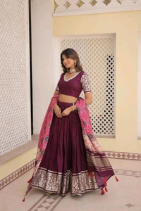 Antique Fashion 1 LEHENGA CHOLI WITH DUPATTA COLLECTIONS-2024 - colour 3