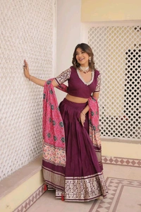 Antique Fashion 1 LEHENGA CHOLI WITH DUPATTA COLLECTIONS-2024 - colour 3