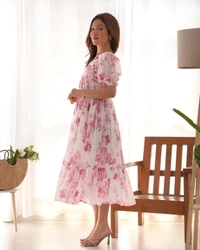 Antique Fashion 1 KURTA FABRIC HEAVY PURE SOFT GEORGETEE FLORAL PRINT FABRIC - Xl (42), colour 1