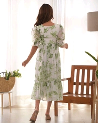Antique Fashion 1 KURTA FABRIC HEAVY PURE SOFT GEORGETEE FLORAL PRINT FABRIC - S (36), colour 2