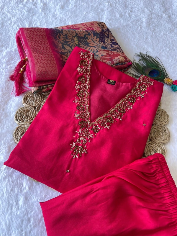 Antique Fashion Kurti Pent Dupatta Set  - S, colour 1