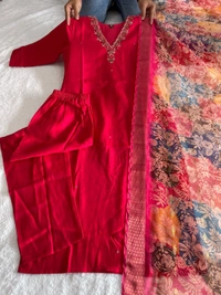 Antique Fashion 1 Kurti Pent Dupatta Set  - M, colour 1