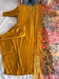 Antique Fashion 1 Kurti Pent Dupatta Set  - M, colour 2