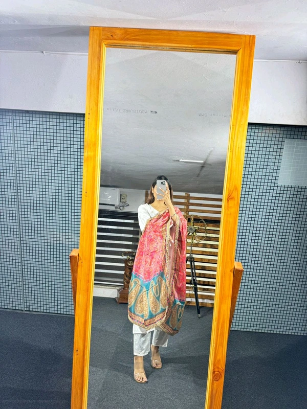 Antique Fashion 1 Kurti Pant Dupatta Set  - M