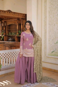 Antique Fashion 1 Kurti Plazzo Dupatta  - L 40, colour 1