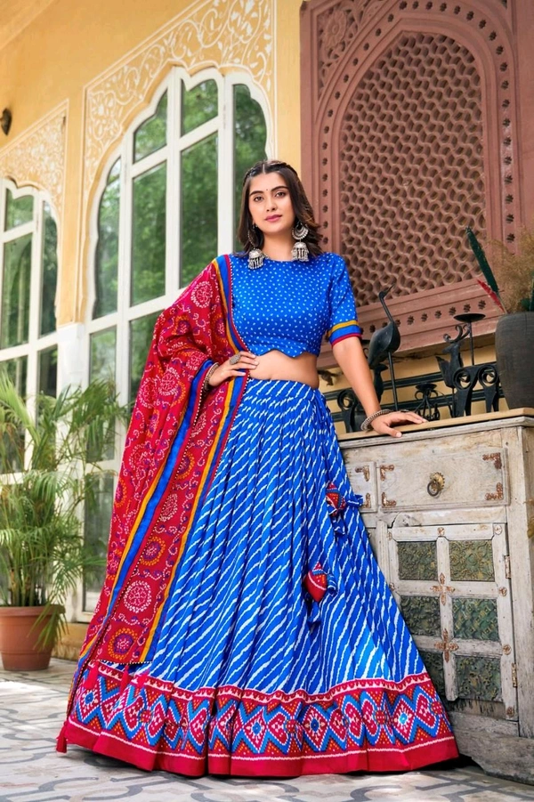 Antique Fashion 1 Elevate your ethnic fashion with the allure of South Indian style Lehenga Choli  a blend of tradition and modernity that captivates hearts - colour 1