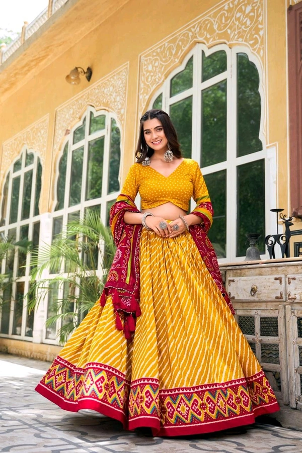 Antique Fashion 1 Elevate your ethnic fashion with the allure of South Indian style Lehenga Choli  a blend of tradition and modernity that captivates hearts - colour 2