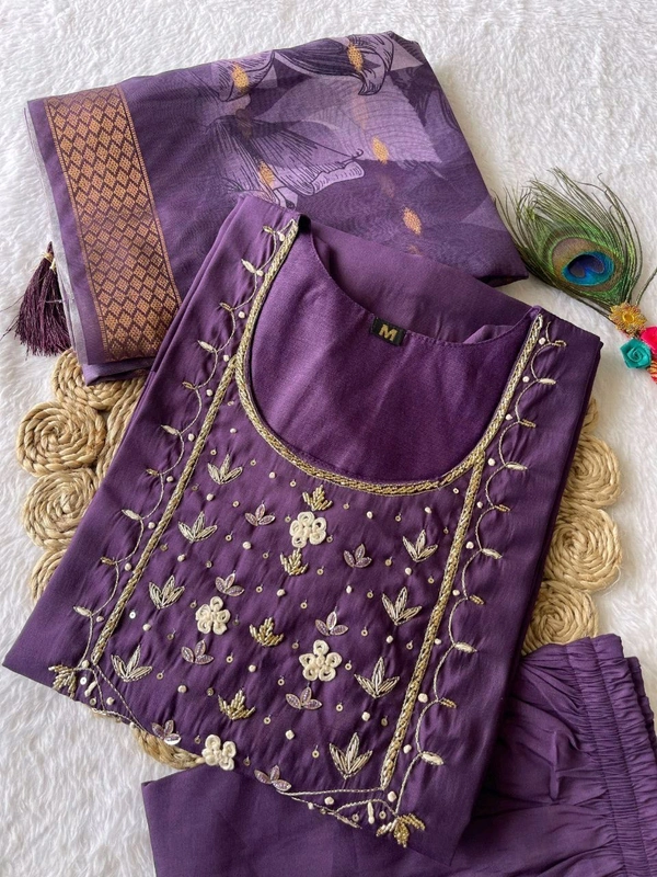Antique Fashion 1 Kurti Pant Collection  - M