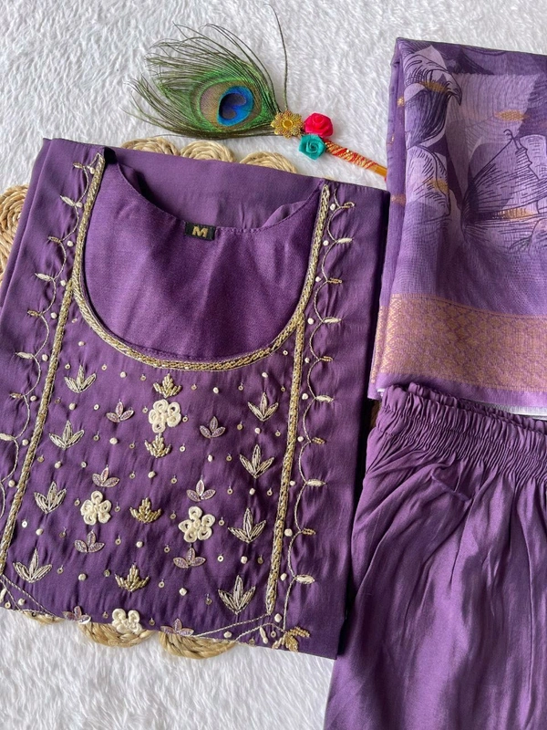 Antique Fashion 1 Kurti Pant Collection  - M