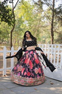 Antique Fashion 1 Beautiful Designer Lehenga - colour 1