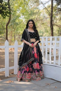 Antique Fashion 1 Beautiful Designer Lehenga - colour 1
