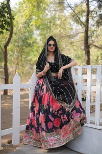 Antique Fashion 1 Beautiful Designer Lehenga - colour 1