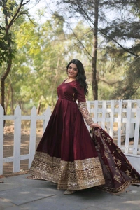 Antique Fashion 1 GOWN WITH DUPATTA COLLECTIONS  - XL 42