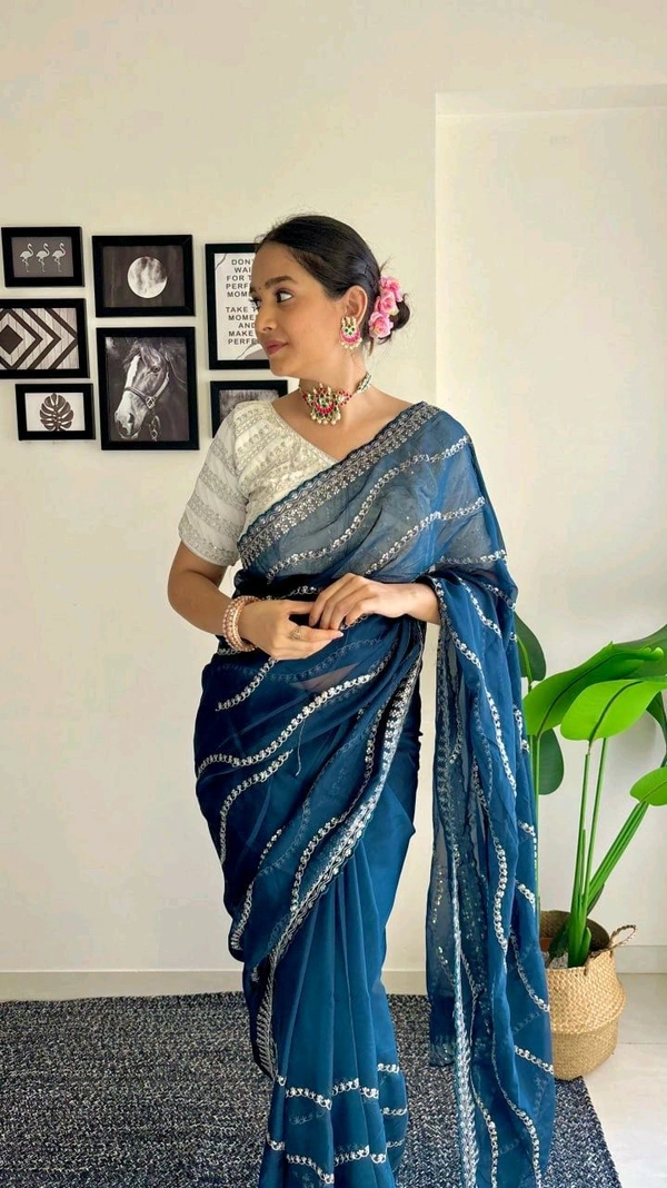 Antique Fashion 1 Beautiful Saare  - color 4