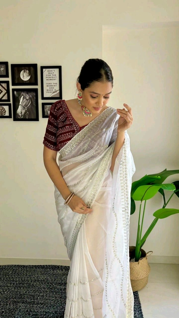 Antique Fashion 1 Beautiful Saare  - color 5