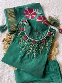 Antique Fashion 1 Premium Roman Silk Kurti Pent Collection - color 2, S