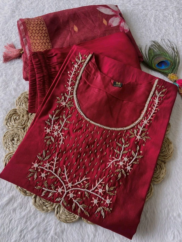 Antique Fashion 1 Kurti Pant Duppta Set  - colour 2, XL