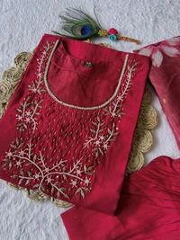 Antique Fashion 1 Kurti Pant Duppta Set  - colour 2, XL