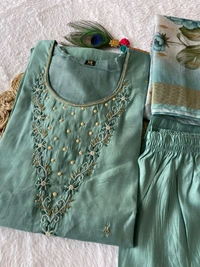 Antique Fashion 1 Kurti Pant Dupatta  - colour 2, S
