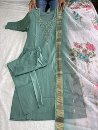 Antique Fashion 1 Kurti Pant Dupatta  - colour 2, S