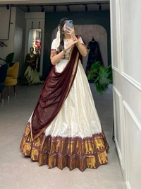 Antique Fashion 1 Soth Indian Lehegha  - colour 1, Stitched Blouse