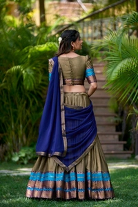 Antique Fashion 1 Soth Indian Lehegha  - colour 2, Unstitched Blouse