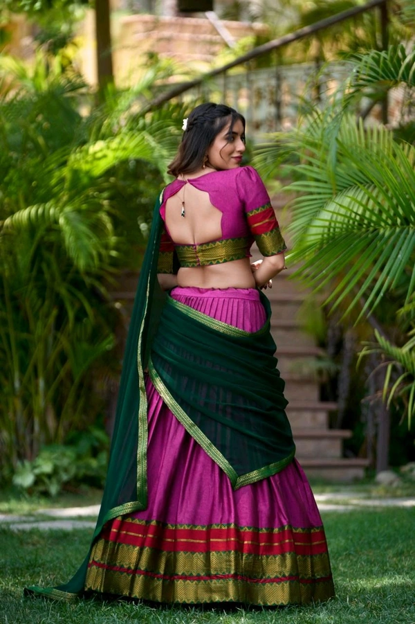Antique Fashion 1 Soth Indian Lehegha  - colour 3, Unstitched Blouse