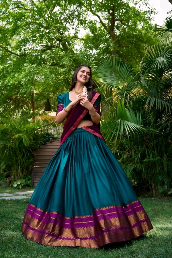 Antique Fashion 1 Soth Indian Lehegha  - colour 4, Unstitched Blouse
