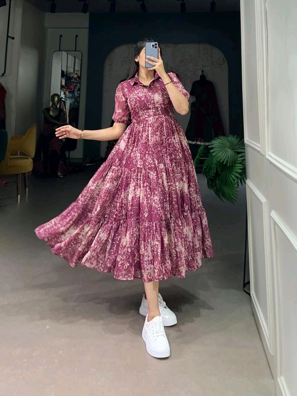 Antique Fashion 1 Beautiful Frock - colour 1