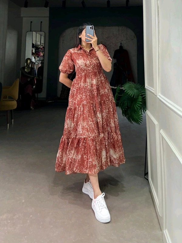 Antique Fashion 1 Beautiful Frock - colour 2