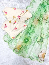 Antique Fashion 1 Beautiful Saare  - Unstitched Blause