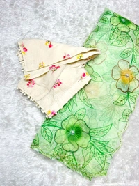 Antique Fashion 1 Beautiful Saare  - Unstitched Blause