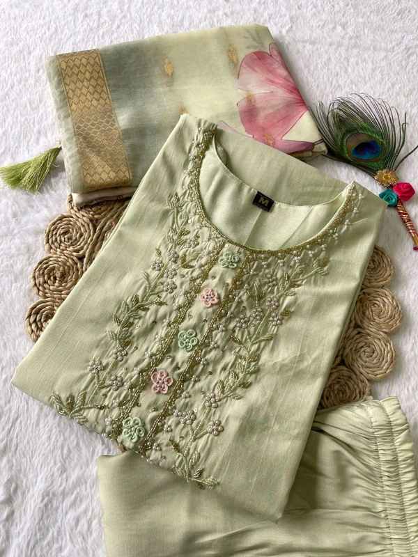Antique Fashion 1 Kurti Pant Collection  - colour 1, M