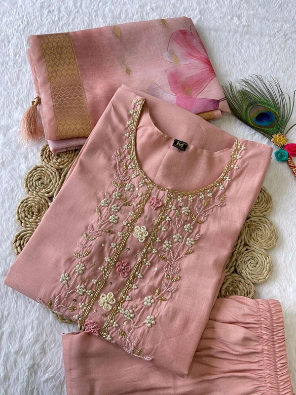 Antique Fashion 1 Kurti Pant Collection  - colour 2, M
