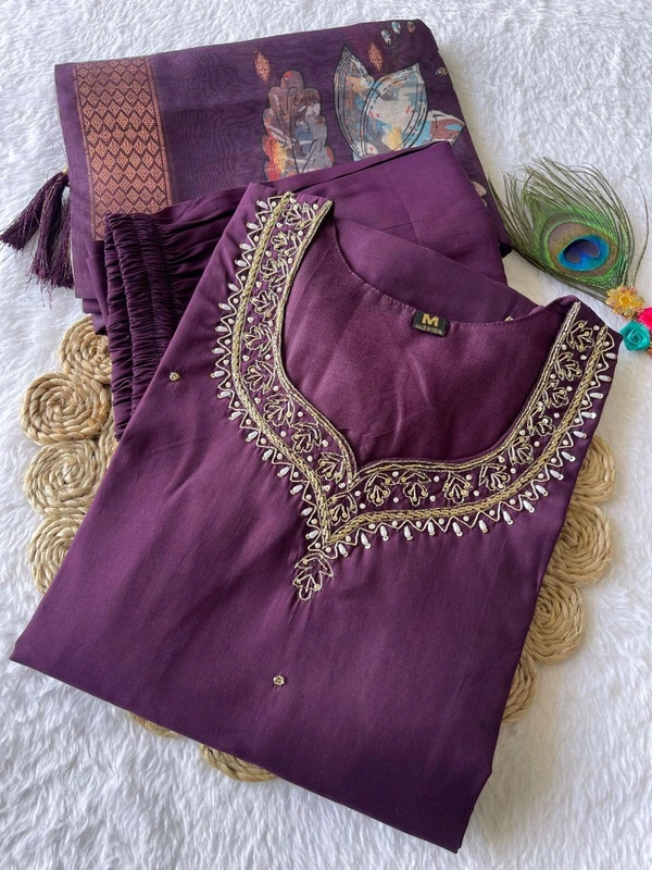 Antique Fashion 1 Kurti Pant Collection  - M, colour 2