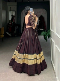 Antique Fashion 1 Bandhej dreams and vintage beams  all wrapped up in georgette gleam