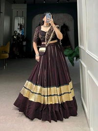 Antique Fashion 1 Bandhej dreams and vintage beams  all wrapped up in georgette gleam