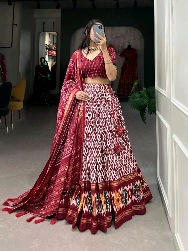 Antique Fashion 1 Lehenga  - colour 2, Unstitched Blouse