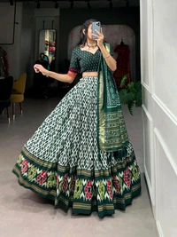 Antique Fashion 1 Lehenga  - colour 4, Unstitched Blouse