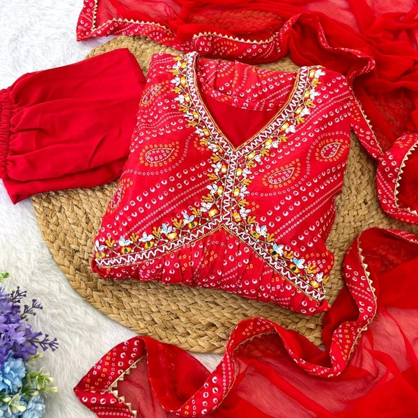 Antique Fashion 1 ALIA CUT GOWN WITH DUPATTA SET - L