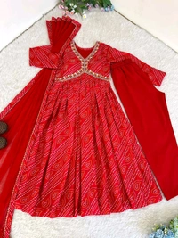 Antique Fashion 1 ALIA CUT GOWN WITH DUPATTA SET - L
