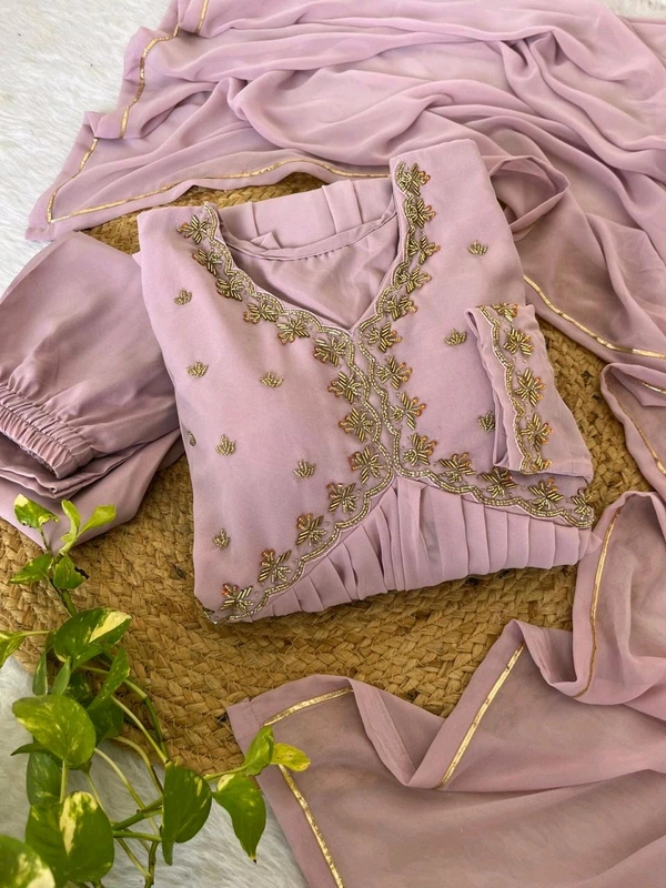 Antique Fashion 1 ALIA CUT GOWN WITH DUPATTA SET - M