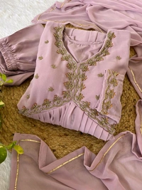 Antique Fashion 1 ALIA CUT GOWN WITH DUPATTA SET - M