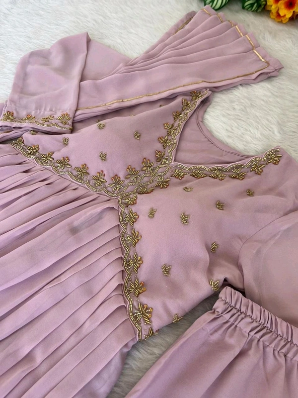 Antique Fashion 1 ALIA CUT GOWN WITH DUPATTA SET - M