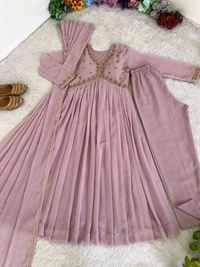 Antique Fashion 1 ALIA CUT GOWN WITH DUPATTA SET - M