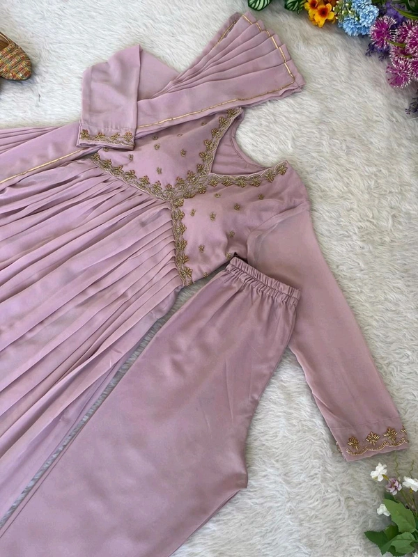 Antique Fashion 1 ALIA CUT GOWN WITH DUPATTA SET - M