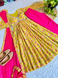 Antique Fashion 1 ALIA CUT GOWN WITH DUPATTA SET - XXL