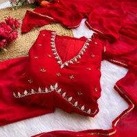Antique Fashion 1 ALIA CUT GOWN WITH DUPATTA SET - M